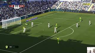 Leeds vs Norwich City  EFL Championship 2324  Highlights PES 21 [upl. by Sieracki178]