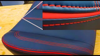 How to Make Stunning Decorative Seams  UPHOLSTERY TIPS [upl. by Glorianna]