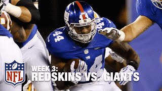 Andre Williams Runs Over Redskins Defender  Redskins vs Giants  NFL [upl. by Goren]