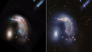 Arp 142  The Penguin amp The Egg  NASA Releases Most Detailed Images From Webb Telescope  4K [upl. by Ttenneb605]