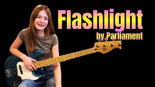 Flashlight by Parliament Bass Cover [upl. by Llirrem]