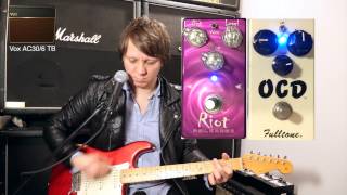 Suhr Riot vs Fulltone OCD V3 [upl. by Minny]