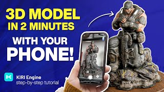 How To Make Instant 3D Models with Just Your Phone  KiRI Engine [upl. by Ardnod]