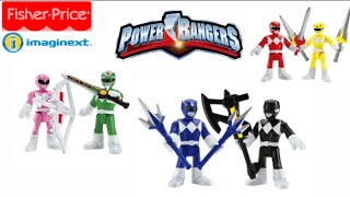 Imaginext Mighty Morphin Power Rangers from FisherPrice [upl. by Leibarg]