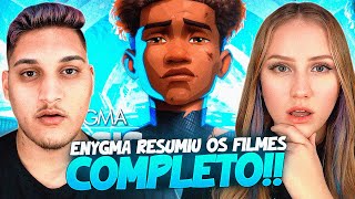 ENYGMA É F0D Anomalia Miles Morales  Enygma  REACT EM CASAL [upl. by Anwahsak]