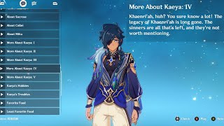 THIS Kaeya lines about Khaenriah finally makes sense after 47 Archon quest [upl. by Hagile243]