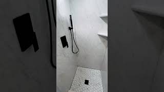 FlexStone Shower Surround  Hexagon Tile Shower Floor [upl. by Anirac846]