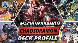 Digimon TCG INDESTRUCTIBLE Machinedramon amp Chaosdramon Deck Profile amp Combos BT10 amp EX03 Format [upl. by Bevers]