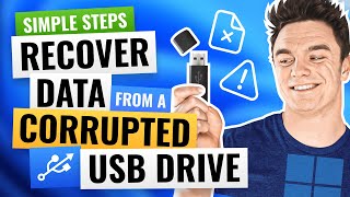 3 Ways to Fix a Corrupted USB Flash Drive and Recover Data [upl. by Scoter]