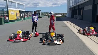 First Time Driving Karting Rotax DD2 125cc GoPro Onboard [upl. by Olleina]