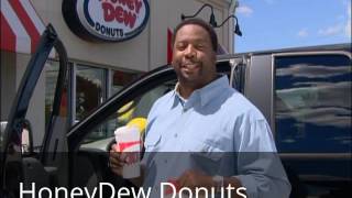 David J Curtis HoneyDew Donuts Commercial [upl. by Meerak]