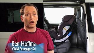 Installing a Rearfacing Car Safety Seat  American Academy of Pediatrics AAP [upl. by Dahs]