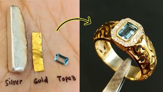 making gold plated jewelry  jewelry tutorial [upl. by Eednar286]