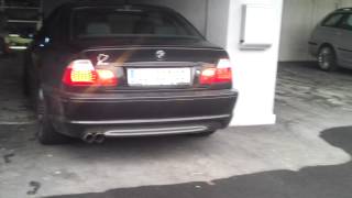 bmw 330ci straight pipes [upl. by Notled]