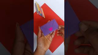 Envelope ✉️  please subscribe 🥺  craft trending diy envelope likhithacreations viral music [upl. by Bedwell]