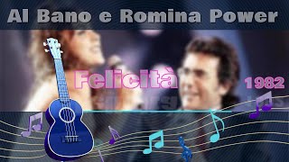 Al Bano e Romina Power Felicità  Karaoke [upl. by Nirol164]