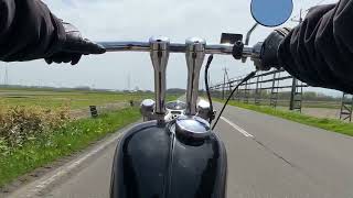 Shovelhead Chopper Ride ｜HarleyDavidson 08 [upl. by Aned249]