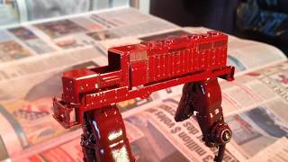 Painting an N scale locomotive CP Rail the easy way [upl. by Stephania]