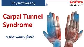 Physiotherapy for Carpal Tunnel Syndrome  Griffith Physiotherapy Clinic [upl. by Eded]