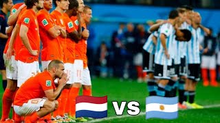 Netherlands vs Argentina  highlight Penalty shootout World Cup 2014 brazil [upl. by Laersi]