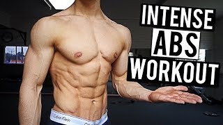 Intense Abs Workout Routine  10 Mins Shredded Abs [upl. by Lamp]