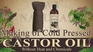 Cold pressed castor oil without heat and chemicals  W3naturals [upl. by Ecnedac]