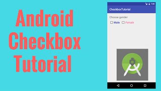 Android Checkbox Tutorial [upl. by Leahcimaj]