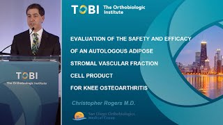 Christopher Rogers MD Discusses SVF Cell Product for Knee Osteoarthritis [upl. by Laitselec243]