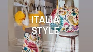 Italia styleItalia vetrine Unique Italian fashion Beautiful Italian clothes [upl. by Pearl]