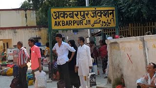 Akbarpur Junction railway station Uttar Pradesh Indian Railways Video in 4k ultra HD [upl. by Kono830]