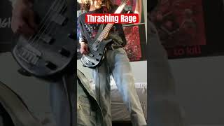 Thrashing Rage Bass Cover Full Video On Channel shorts bass thrashmetal voivod [upl. by Nemzzaj]