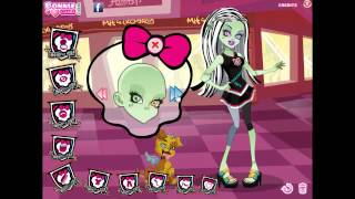 Monster High Frankie Stein dress up game [upl. by Atoked]