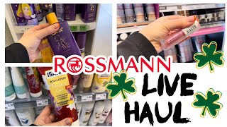 Rossmann LIVE HAUL 🛍  März 2024 🌸  alinaBerry [upl. by Gorski835]