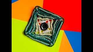 Create a Beautiful Swirl Granny Square StepbyStep Tutorial [upl. by Atenik]