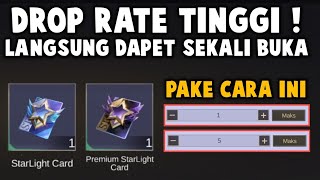 LANGSUNG DAPET KARTU STARLIGHT PAKE CARA INI  DROP RATE TINGGI ATAU HOKI [upl. by Ahseyt315]