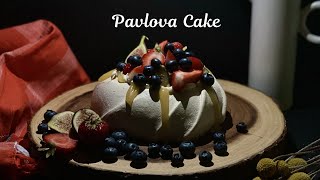 Pavlova Cake Recipe with Cream Fruits and Berries Check out this Delicious Meringue Recipe [upl. by Clorinde]