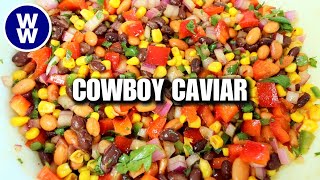 EASY Cowboy Caviar Recipe🫑🌽🧅 Lightened up WW Friendly RecipeWeight WatchersWith Calories amp Macros [upl. by Fendig]