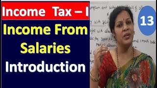 13 quotIncome from Salariesquot  Introduction from Income Tax Subject [upl. by Fortune720]