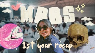 MBBS 1ST YEAR  A 2023 recap 🎀🩺 [upl. by Simons70]