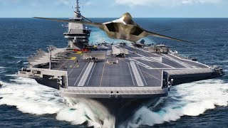 Future of the Navy New model for nextgeneration French aircraft carrier revealed [upl. by Akirret]