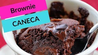 Brownie de caneca pronto em 2 minutos [upl. by Poucher]