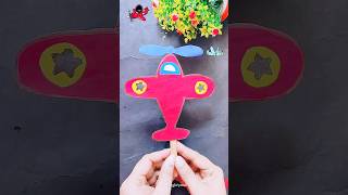 Easy Diy kids Paper craft🛩️❤️😨shorts trending viralvideo funny story flight diy craft kids [upl. by Jehanna]