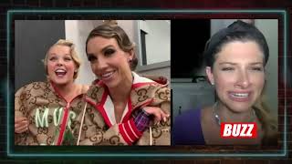 JoJo Siwa amp Jenna Johnson talk about their argentine tango JoJo admits she never saw quotCinderellaquot [upl. by Enairb876]