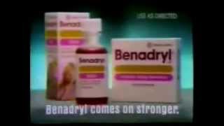 BENADRYL DIPHENHYDRAMINE COMPIL  ANTIHISTAMINE [upl. by Simara]