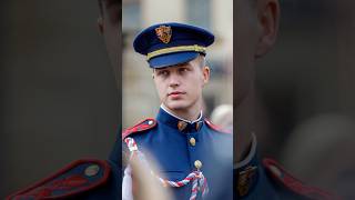 🫡 Hradní stráž  member of castle guard in Prague ⚔️💚 streetphotography [upl. by Paza450]