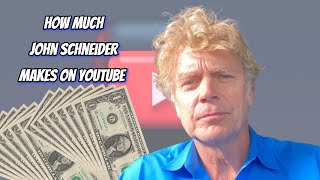 How Much Does John Schneider Earn from YouTube Heres the data [upl. by Refiffej]