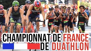 Championnat de France de Duathlon  5km CAP20km BIKE25km CAP  Junior Homme  Race  Noyon 2021 [upl. by Noedig997]