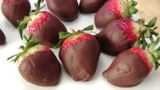 How to Make Chocolate Covered Strawberries  by Laura Vitale  Laura in the Kitchen Ep 99 [upl. by Rumney]