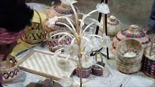 Handicraft Making With Bamboo  State Handicrafts Expo at Barasat [upl. by Colombi]