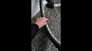 Letting air out of bike tires [upl. by Sola]